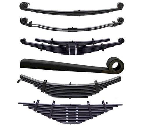 The various essential functional aspects of the leaf springs
