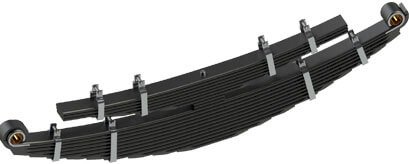 Distinct features of the conventional leaf springs